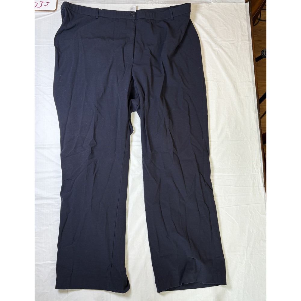 Womens CB Career Black straight leg dress pants, size 20W‎